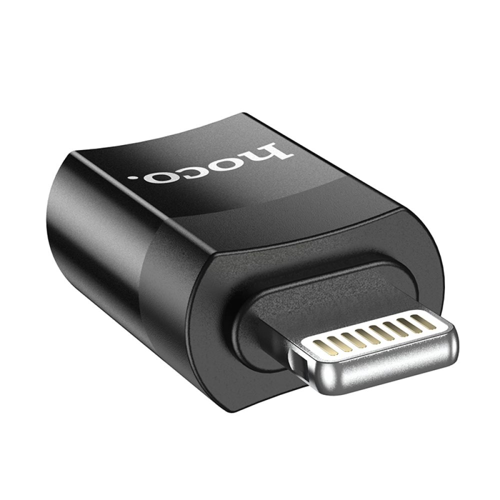 Купить ПЕРЕХОДНИК HOCO UA17 IP MALE TO TYPE-C FEMALE USB2.0 ADAPTER_2