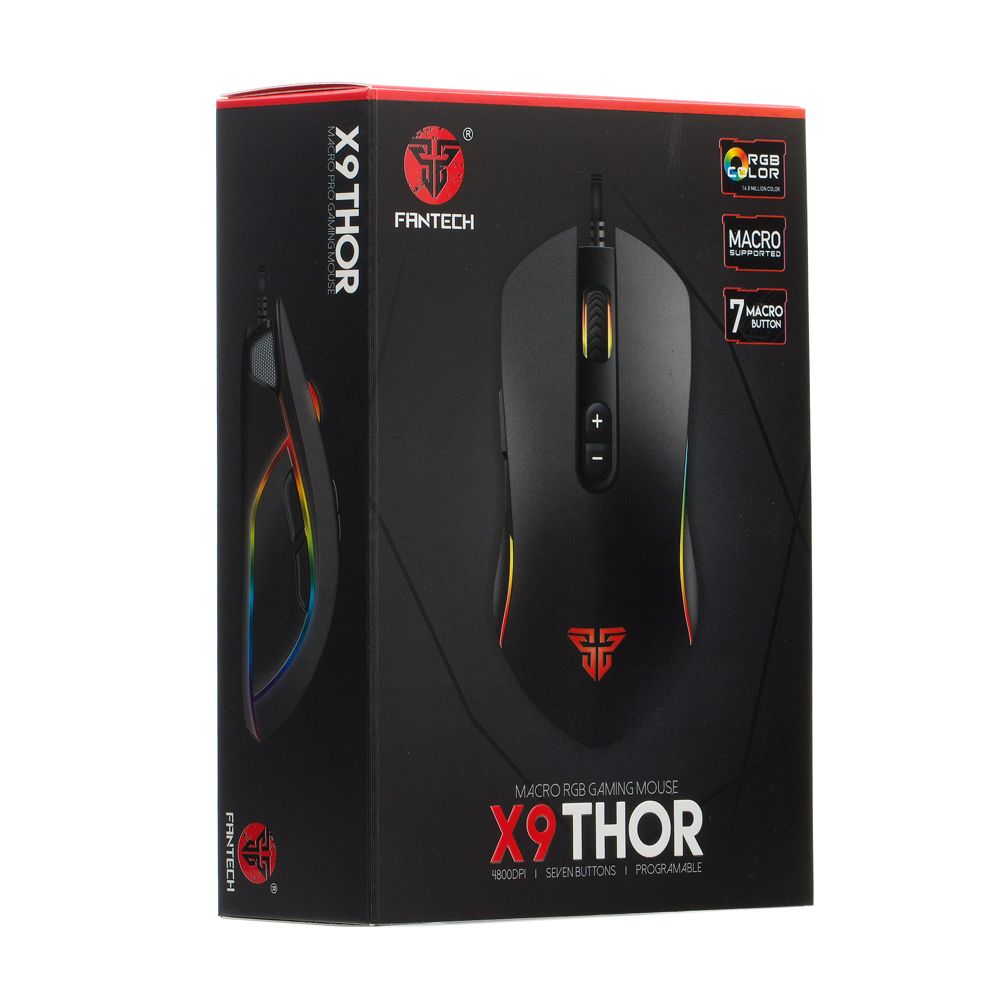 Купить USB МЫШЬ ИГРОВАЯ FANTECH X9 THOR
