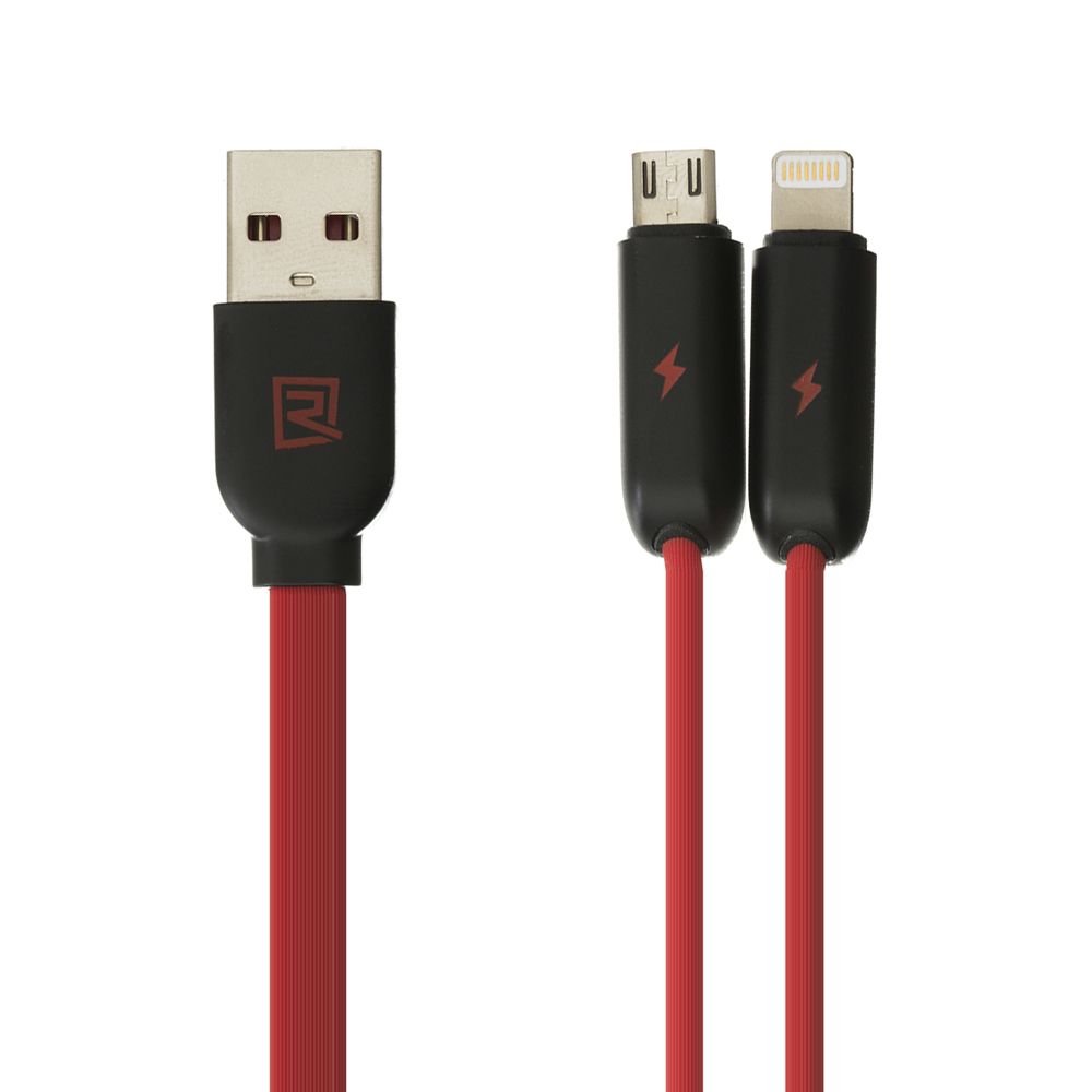 Купить USB REMAX BINARY MICRO + LIGHTNING_4