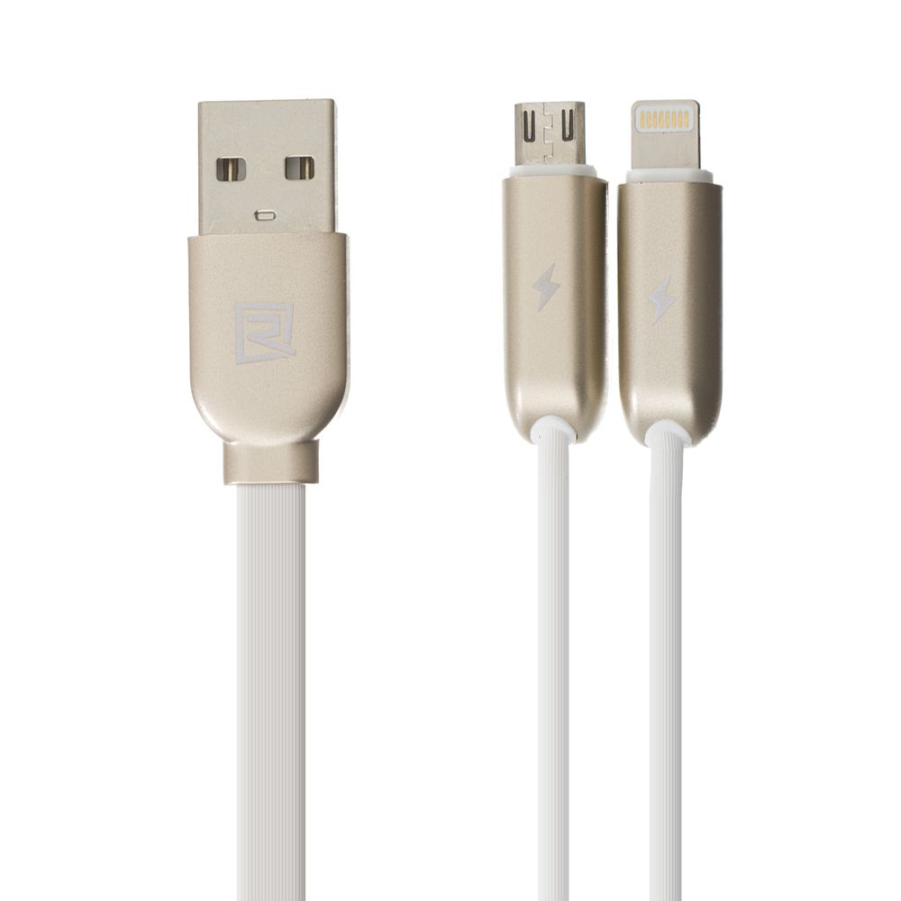 Купить USB REMAX BINARY MICRO + LIGHTNING_5