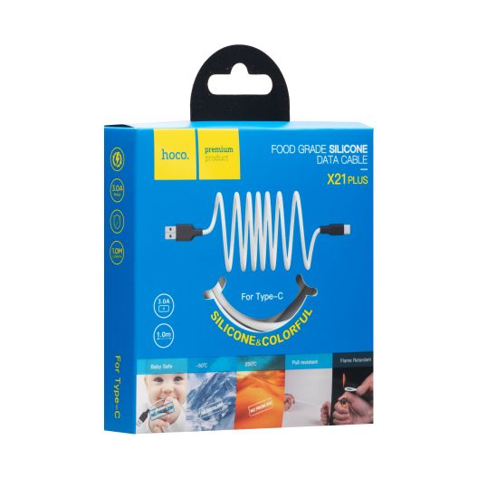 Купить USB HOCO X21 PLUS SILICONE TYPE-C