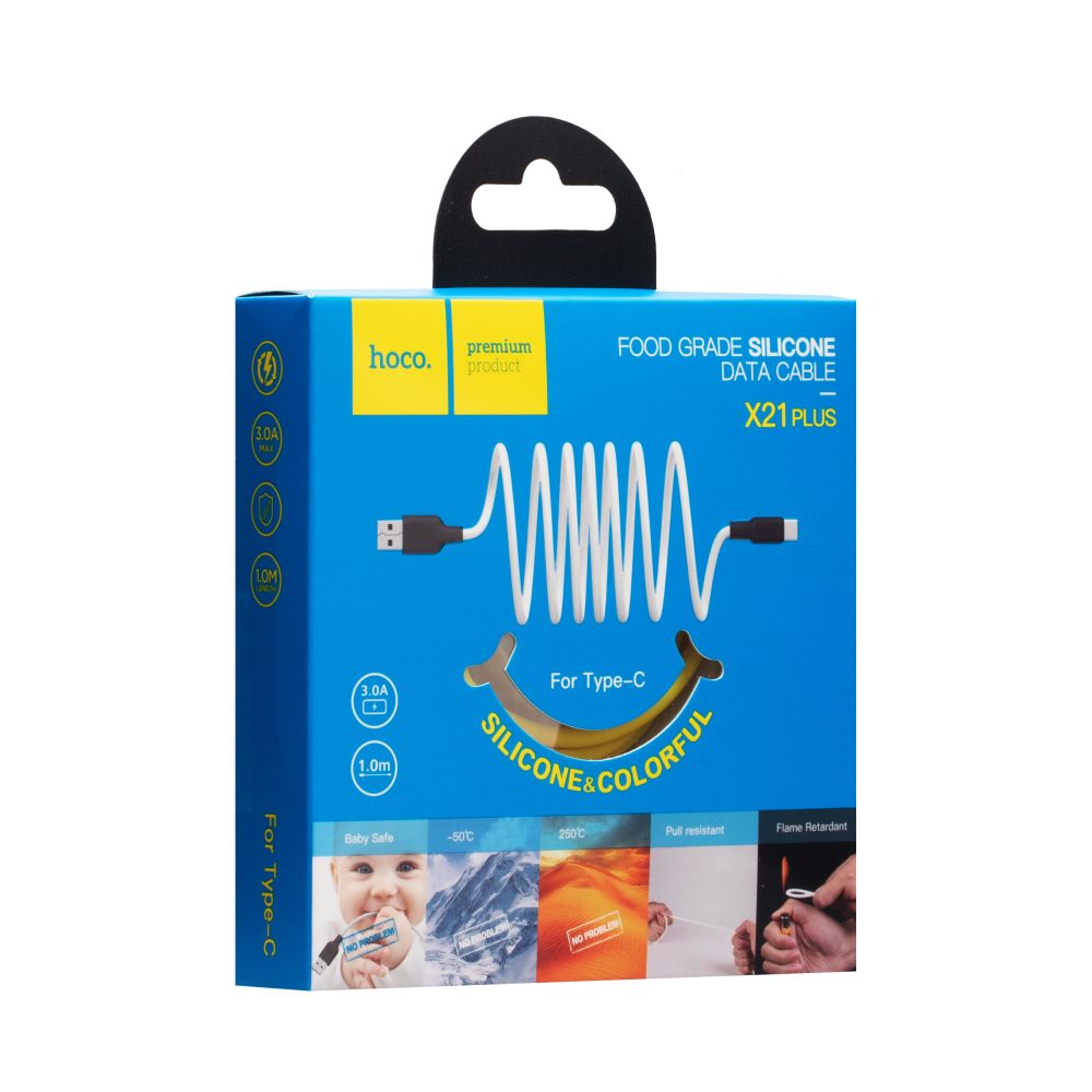 Купить USB HOCO X21 PLUS SILICONE TYPE-C_1