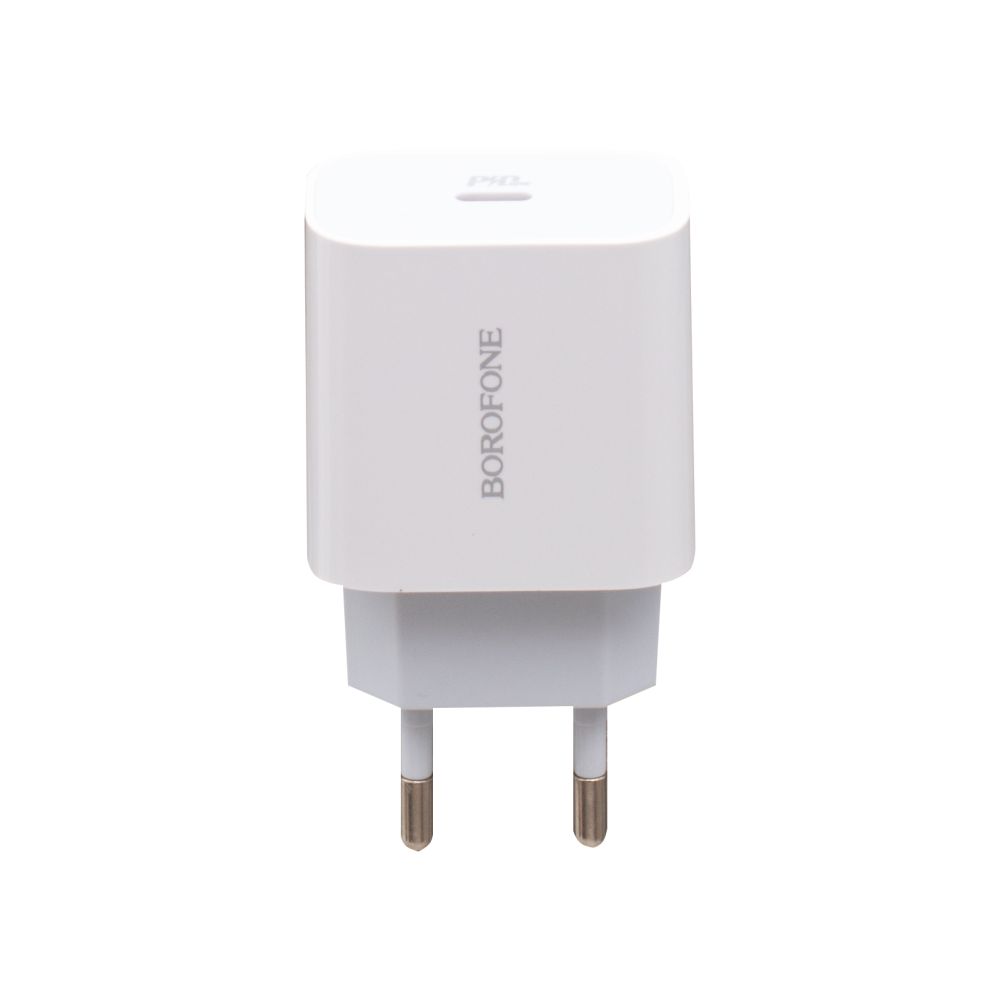 Купить СЕТЕВОЕ ЗАРЯДНОЕ УСТРОЙСТВО BOROFONE BA38A PLUS PD 20W TYPE-C TO LIGHTNING_1