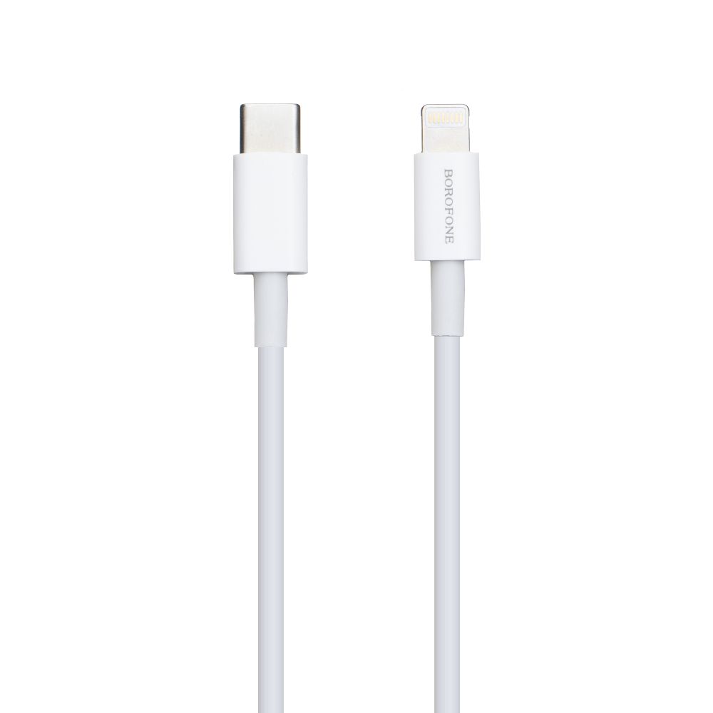 Купить СЕТЕВОЕ ЗАРЯДНОЕ УСТРОЙСТВО BOROFONE BA38A PLUS PD 20W TYPE-C TO LIGHTNING_4