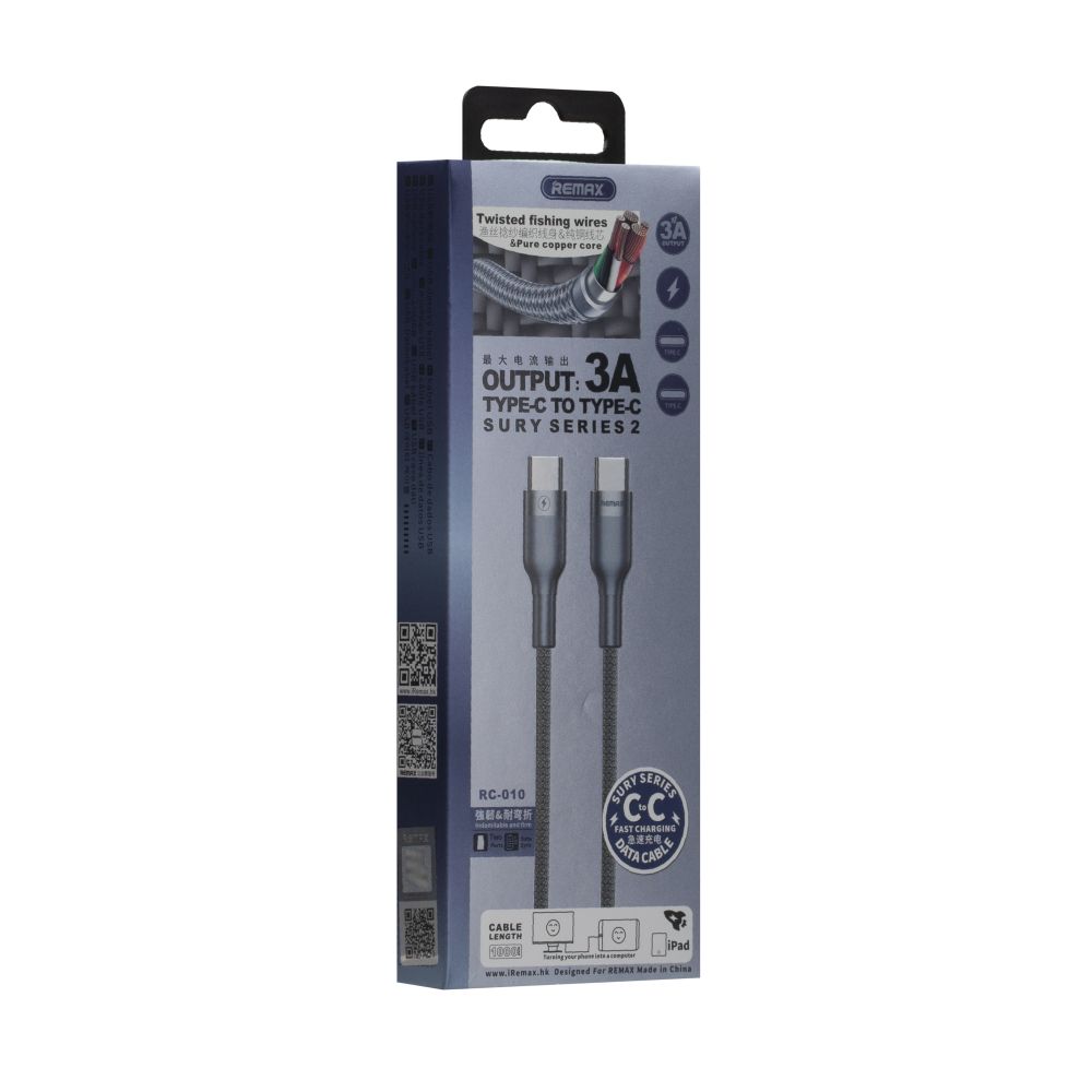 Купить USB REMAX RC-010 SURY 2 PD TYPE-C TO TYPE-C