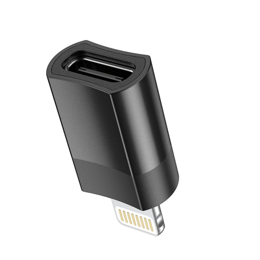 Купить ПЕРЕХОДНИК HOCO UA17 IP MALE TO TYPE-C FEMALE USB2.0 ADAPTER_3