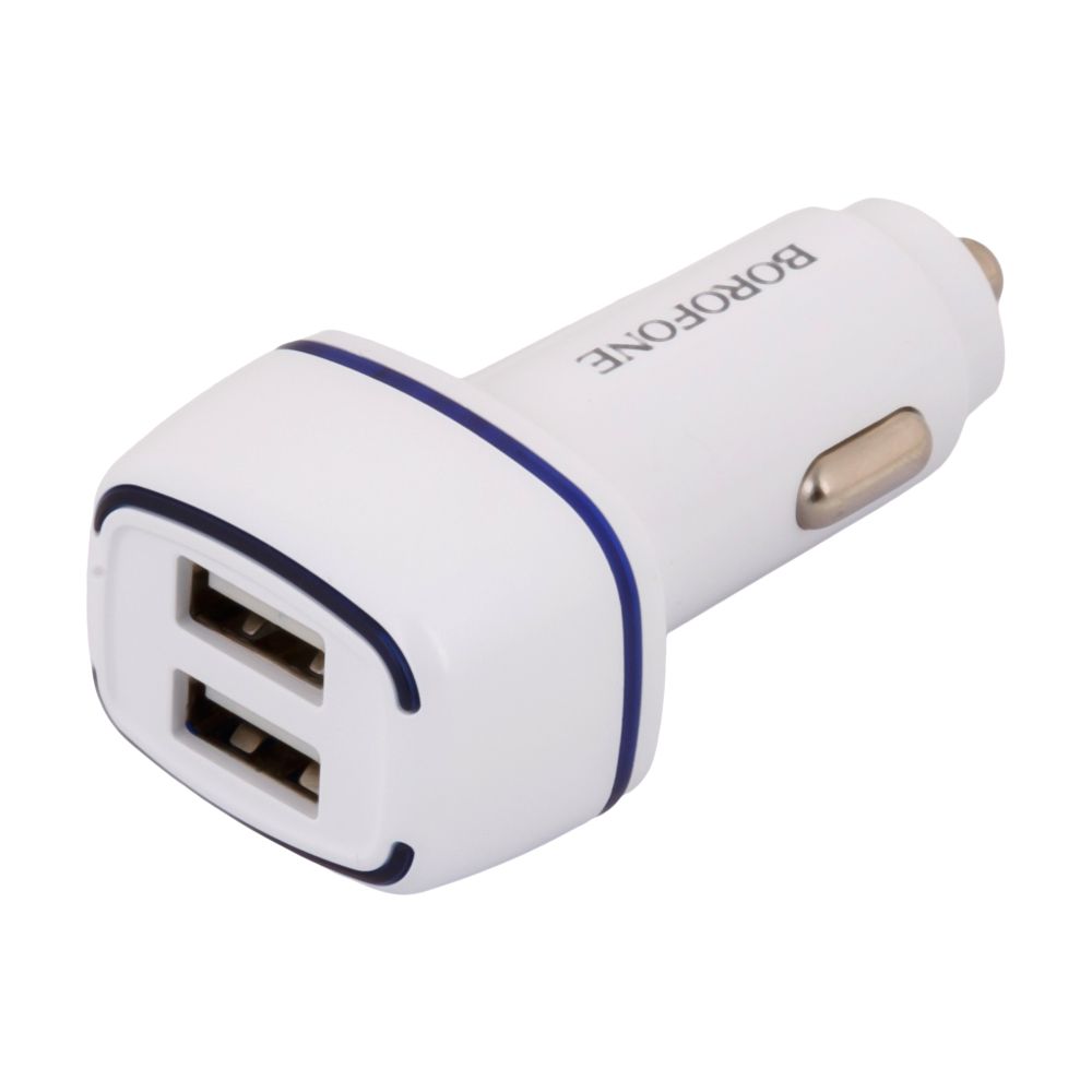 Купить АВТО ЗАРЯДНОЕ УСТРОЙСТВО BOROFONE BZ14 LIGHTNING 2USB 2.4A_2