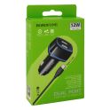Купить АВТО ЗАРЯДНОЕ УСТРОЙСТВО BOROFONE BZ14 TYPE-C 2USB 2.4A_1