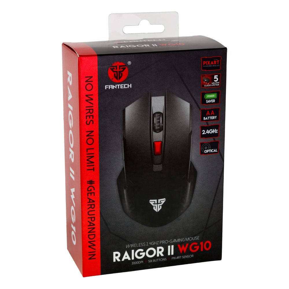 Купить WIRELESS МЫШЬ ИГРОВАЯ FANTECH WG10 RAIGOR II