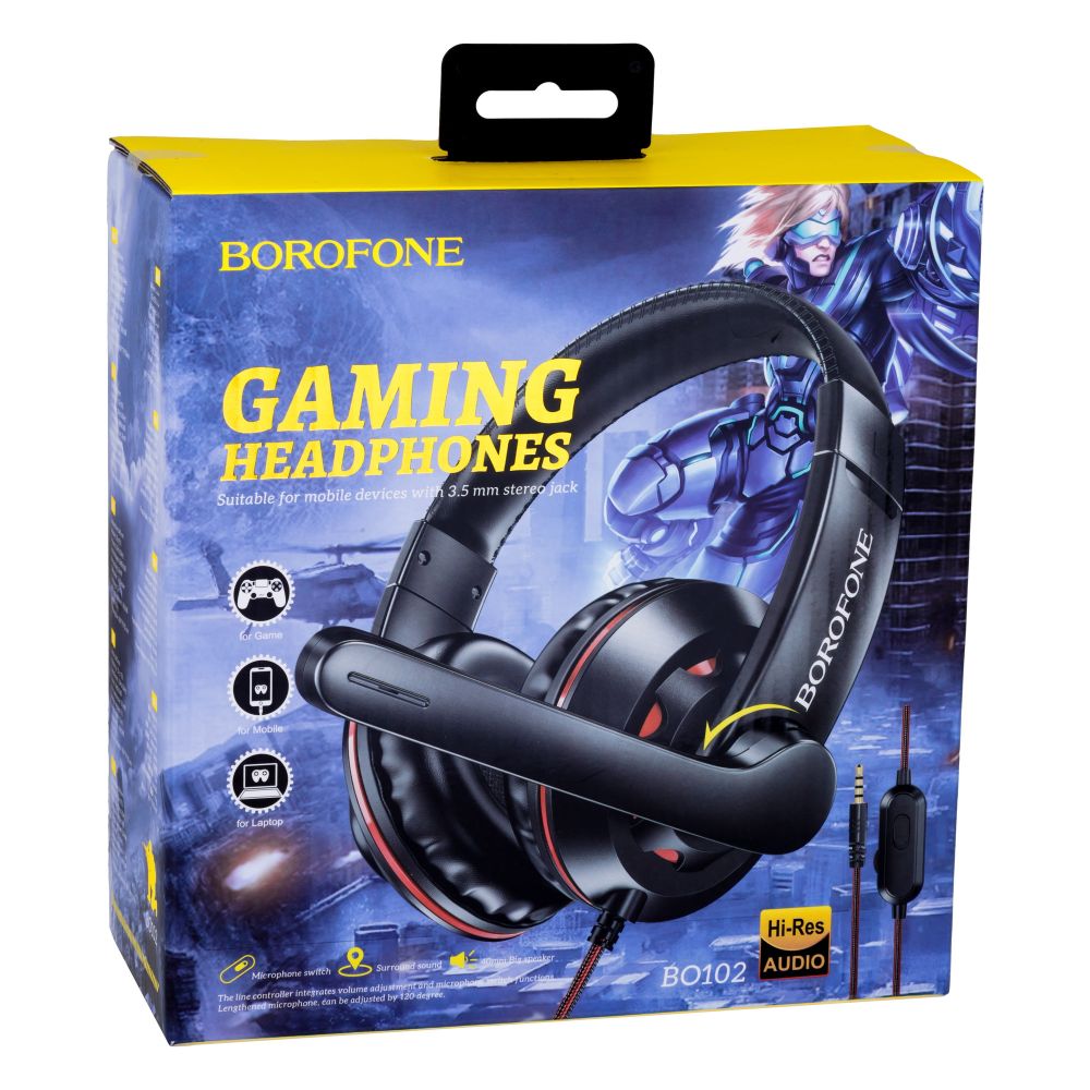Купить ИГРОВЫЕ НАУШНИКИ BOROFONE BO102 AMUSEMENT_1