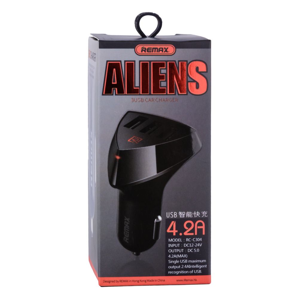 Купить АВТО ЗАРЯДНОЕ УСТРОЙСТВО REMAX RC-C304 3 USB 4.2A
