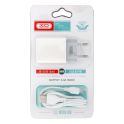 Купить СЕТЕВОЕ ЗАРЯДНОЕ УСТРОЙСТВО XO L65 EU MICRO 2USB 2.4A