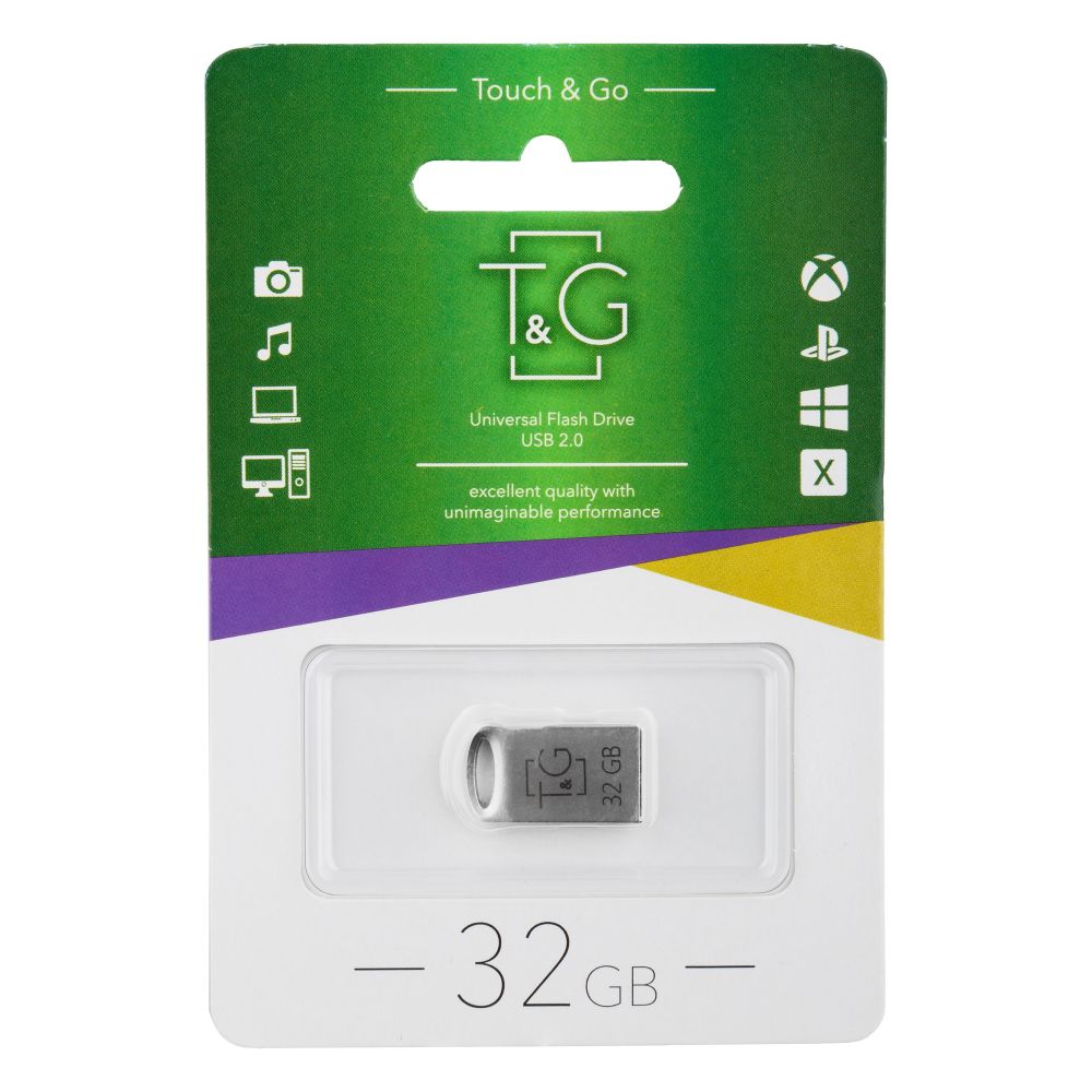 Купить USB FLASH DRIVE T&G 32GB METAL 105