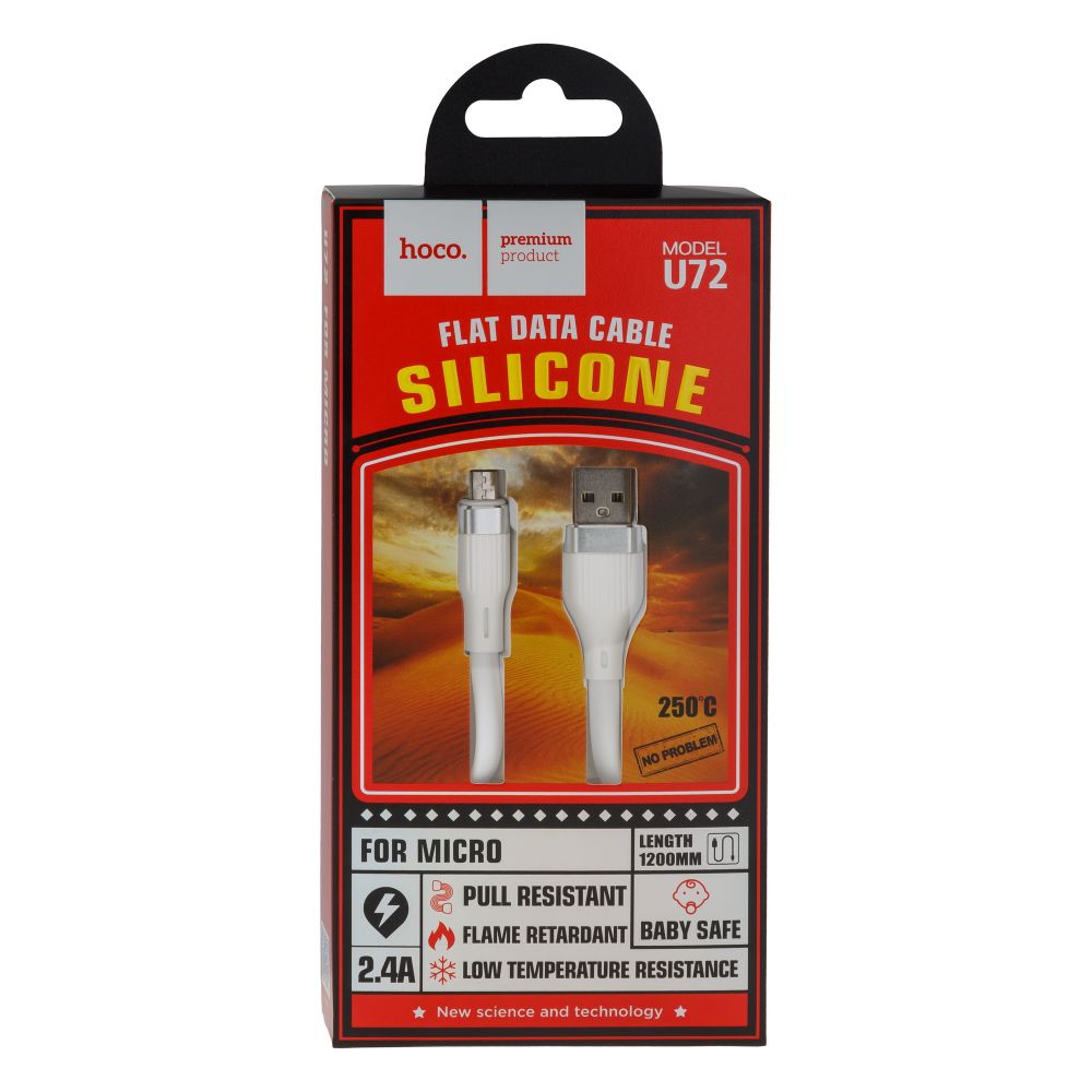 Купить USB HOCO U72 FOREST SILICONE MICRO