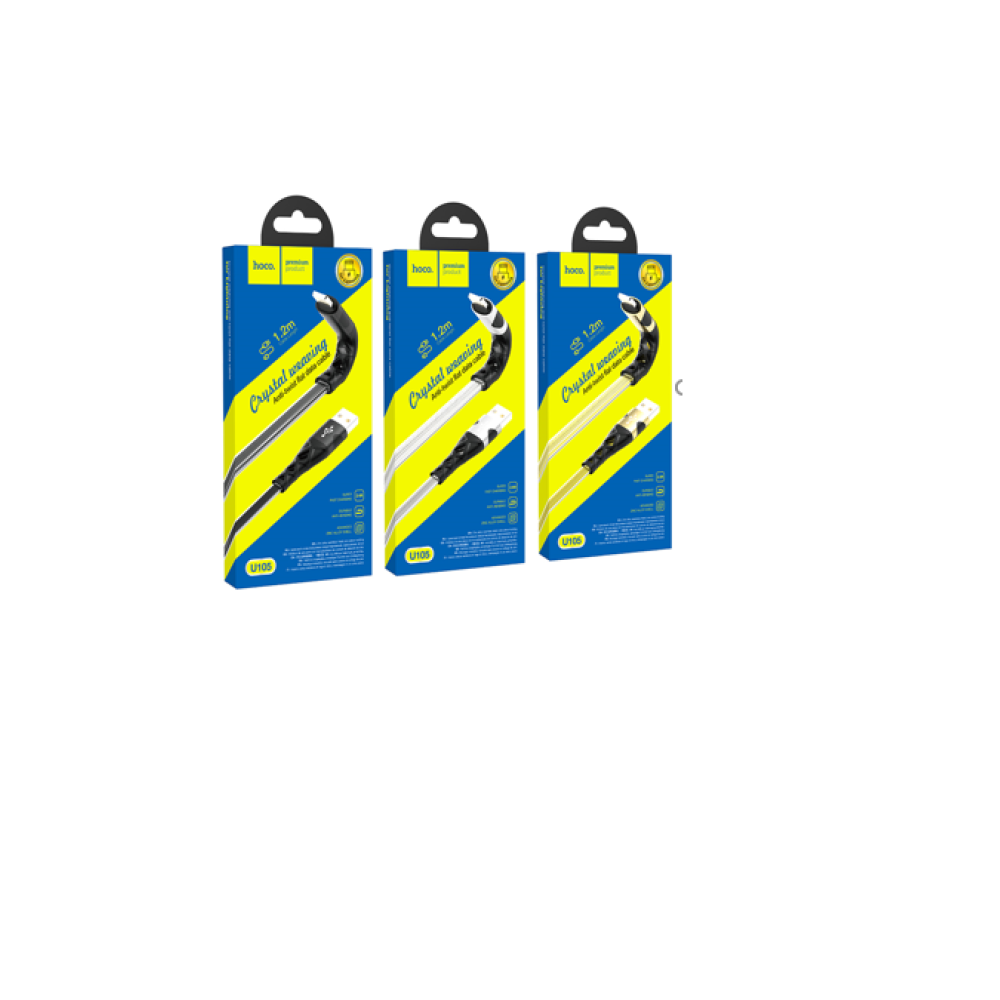 Купить USB HOCO U105 TREASURE JELLY LIGHTNING 1.2M_4