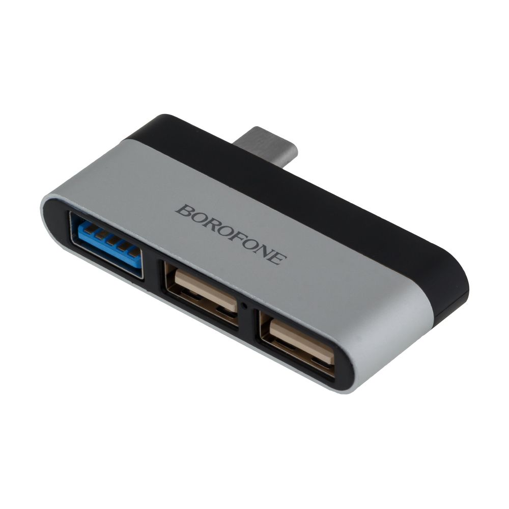 Купить ПЕРЕХОДНИК BOROFONE DH1 TYPE-C TO USB 3.0 / 2USB_3