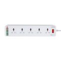 Купить СЕТЕВОЙ УДЛИНИТЕЛЬ LDNIO SC10610 (10 PORTS / 1PD / 1QC3.0 / 4 USB / 2M)_1