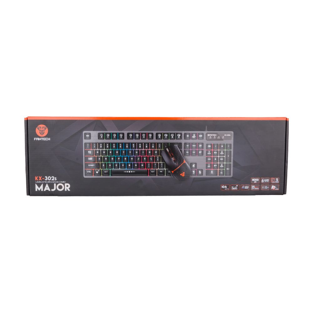 Купить КЛАВИАТУРА И МЫШЬ FANTECH MAJOR KX302S