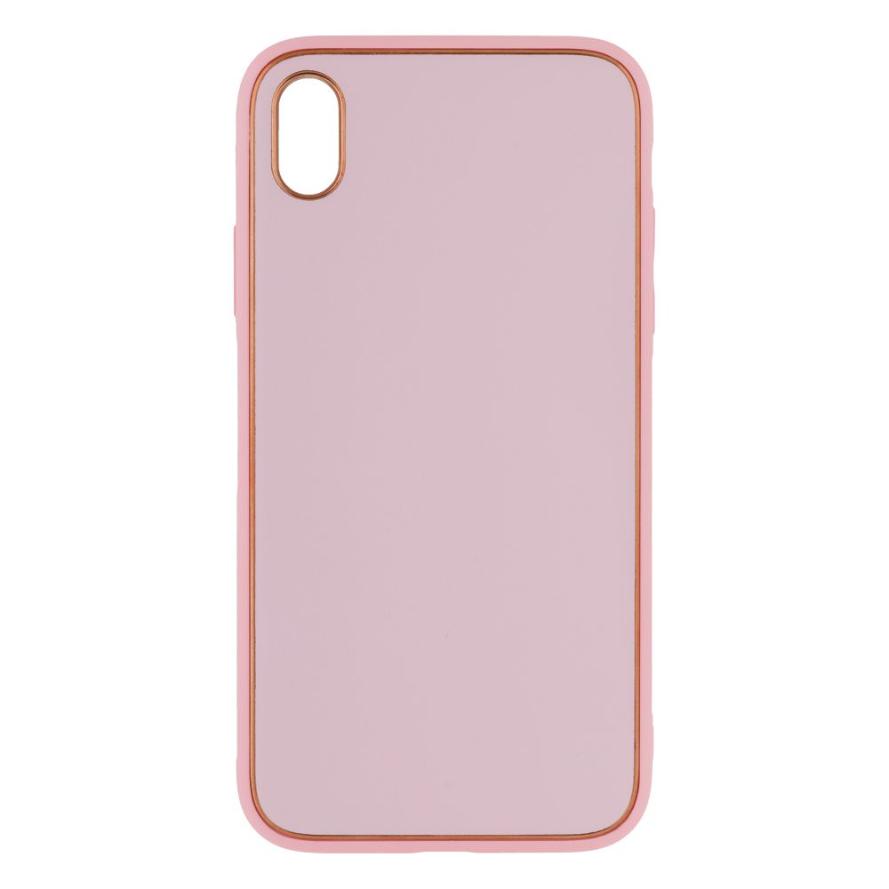 Купить ЧЕХОЛ LEATHER GOLD WITH FRAME WITHOUT LOGO ДЛЯ IPHONE XR_2