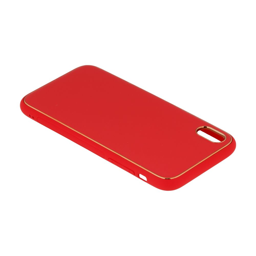 Купить ЧЕХОЛ LEATHER GOLD WITH FRAME WITHOUT LOGO ДЛЯ IPHONE XR_13