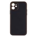 Купить ЧЕХОЛ LEATHER GOLD WITH FRAME WITHOUT LOGO ДЛЯ IPHONE 12_1