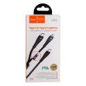Купить USB HOCO U102 SUPER 100W 2 IN1 TYPE-C TO TYPE-C+LIGHTNING