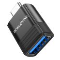 Купить ПЕРЕХОДНИК BOROFONE BV18 TYPE-C MALE TO USB FEMALE USB3.0_4
