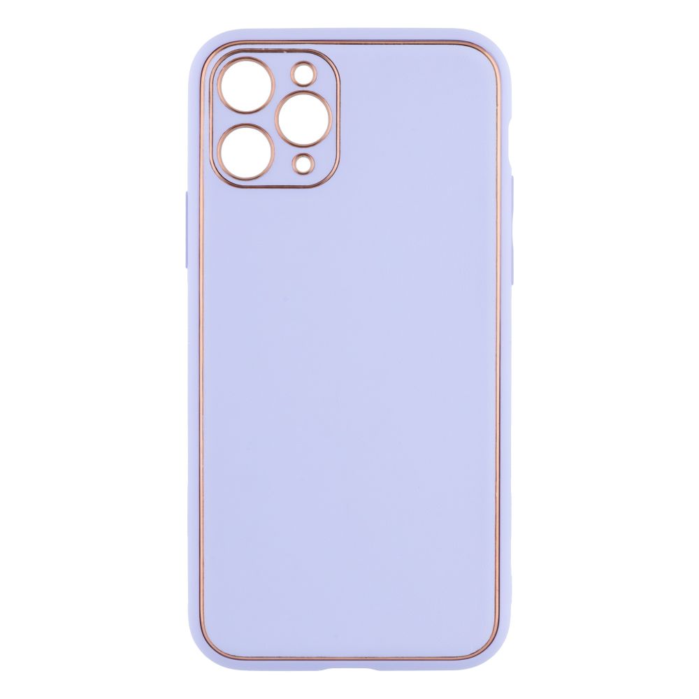 Купить ЧЕХОЛ LEATHER GOLD WITH FRAME WITHOUT LOGO ДЛЯ IPHONE 11 PRO_12