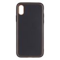 Купить ЧЕХОЛ LEATHER GOLD WITH FRAME WITHOUT LOGO ДЛЯ IPHONE X/XS_1