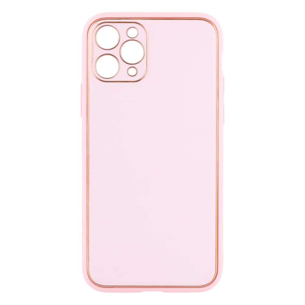 Купить ЧЕХОЛ LEATHER GOLD WITH FRAME WITHOUT LOGO ДЛЯ IPHONE 11 PRO_2