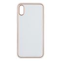 Купить ЧЕХОЛ LEATHER GOLD WITH FRAME WITHOUT LOGO ДЛЯ IPHONE X/XS_10