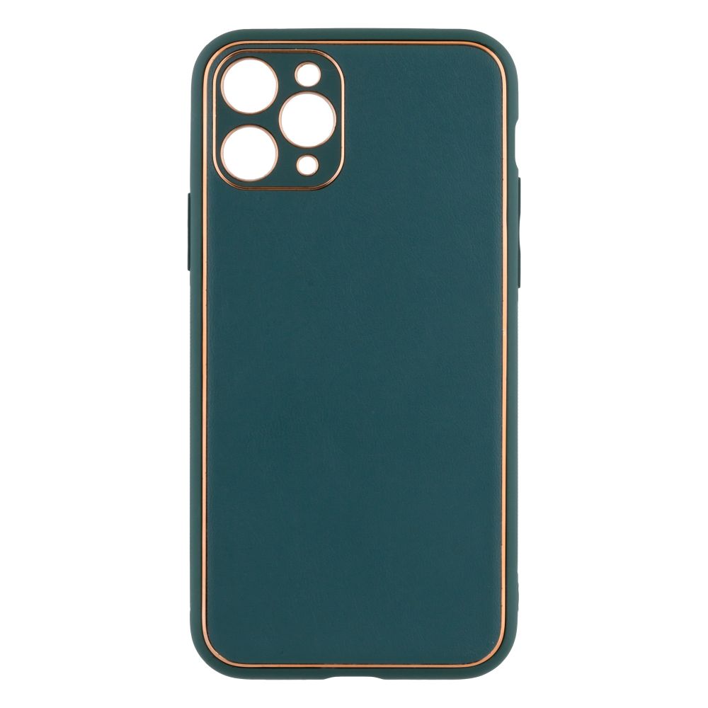 Купить ЧЕХОЛ LEATHER GOLD WITH FRAME WITHOUT LOGO ДЛЯ IPHONE 11 PRO_4