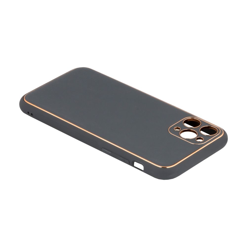 Купить ЧЕХОЛ LEATHER GOLD WITH FRAME WITHOUT LOGO ДЛЯ IPHONE 11 PRO_14