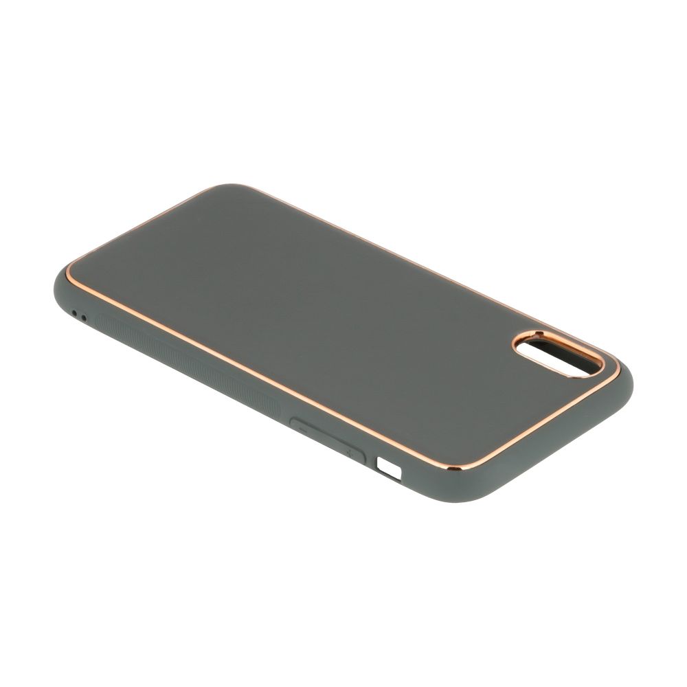 Купить ЧЕХОЛ LEATHER GOLD WITH FRAME WITHOUT LOGO ДЛЯ IPHONE X/XS_14