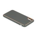 Купить ЧЕХОЛ LEATHER GOLD WITH FRAME WITHOUT LOGO ДЛЯ IPHONE X/XS_14