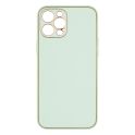 Купить ЧЕХОЛ LEATHER GOLD WITH FRAME WITHOUT LOGO ДЛЯ IPHONE 12 PRO MAX_6