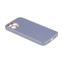 Купить ЧЕХОЛ LEATHER GOLD WITH FRAME WITHOUT LOGO ДЛЯ IPHONE 12 PRO MAX_14