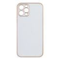 Купить ЧЕХОЛ LEATHER GOLD WITH FRAME WITHOUT LOGO ДЛЯ IPHONE 12 PRO_10