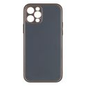 Купить ЧЕХОЛ LEATHER GOLD WITH FRAME WITHOUT LOGO ДЛЯ IPHONE 12 PRO_4