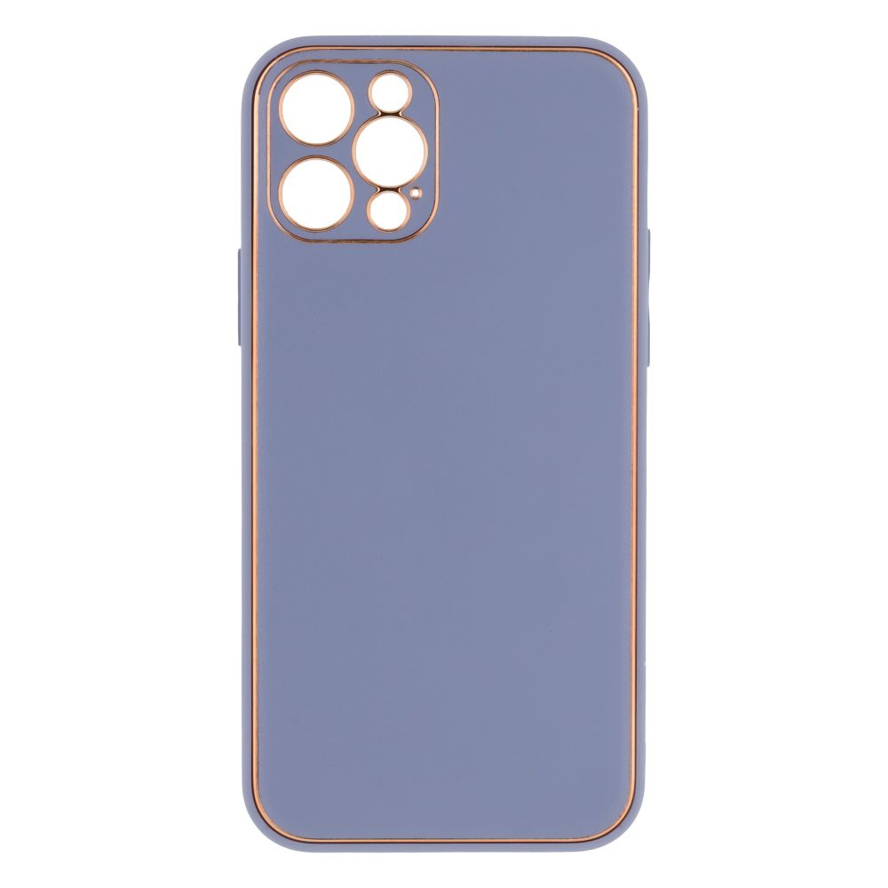Купить ЧЕХОЛ LEATHER GOLD WITH FRAME WITHOUT LOGO ДЛЯ IPHONE 12 PRO_8