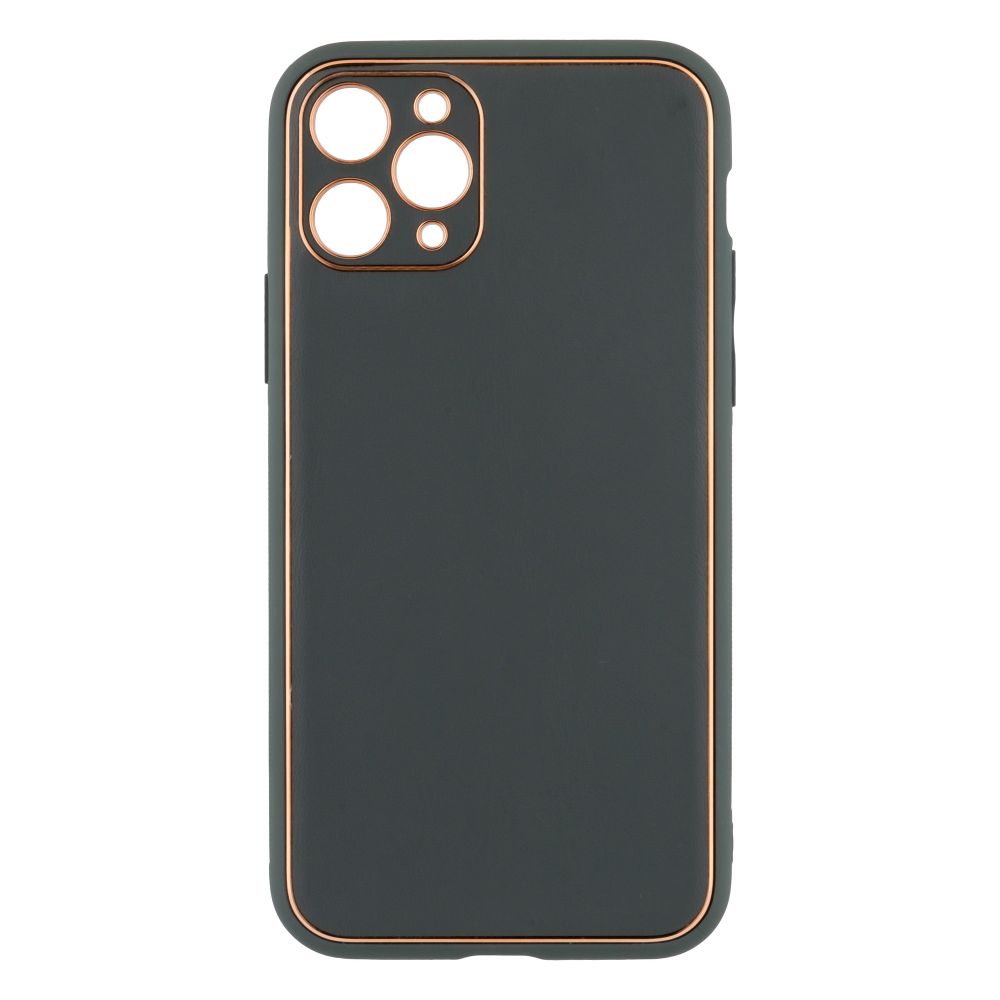 Купить ЧЕХОЛ LEATHER GOLD WITH FRAME WITHOUT LOGO ДЛЯ IPHONE 11 PRO_8