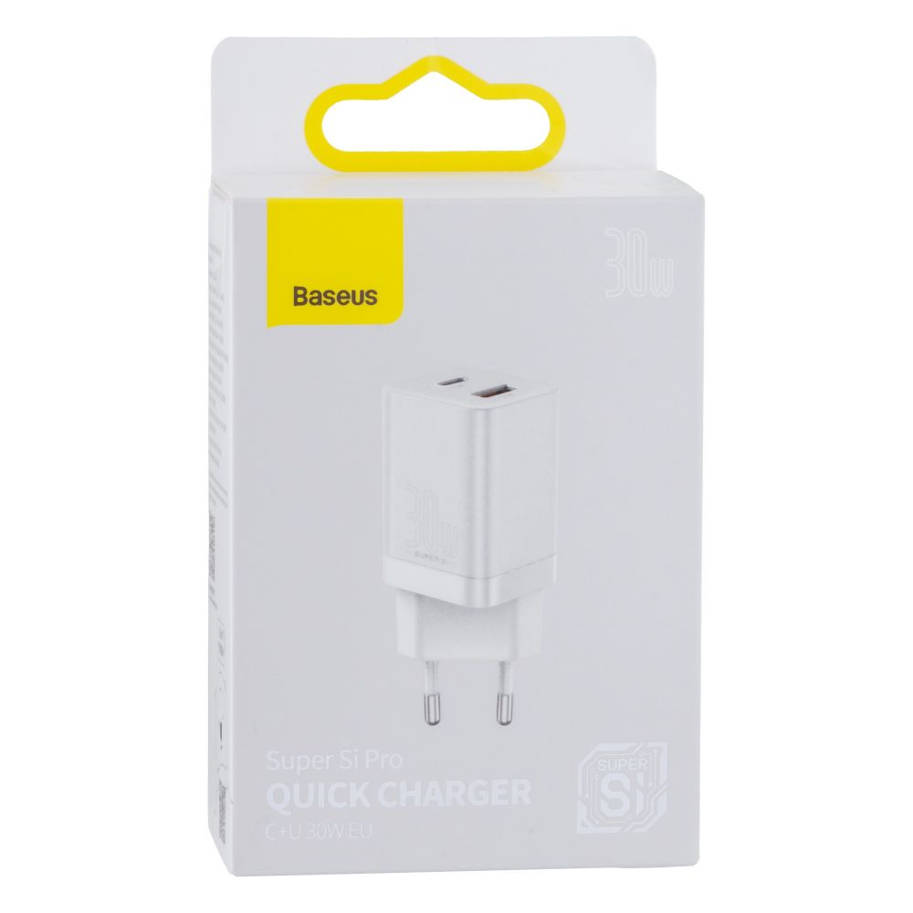 Купить СЕТЕВОЕ ЗАРЯДНОЕ УСТРОЙСТВО BASEUS PD+QC3.0 30W CCSUPP-E