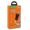 Купить АВТО ЗАРЯДНОЕ УСТРОЙСТВО HOCO NZ5 SMOOTH ROAD PD30W+QC3.0