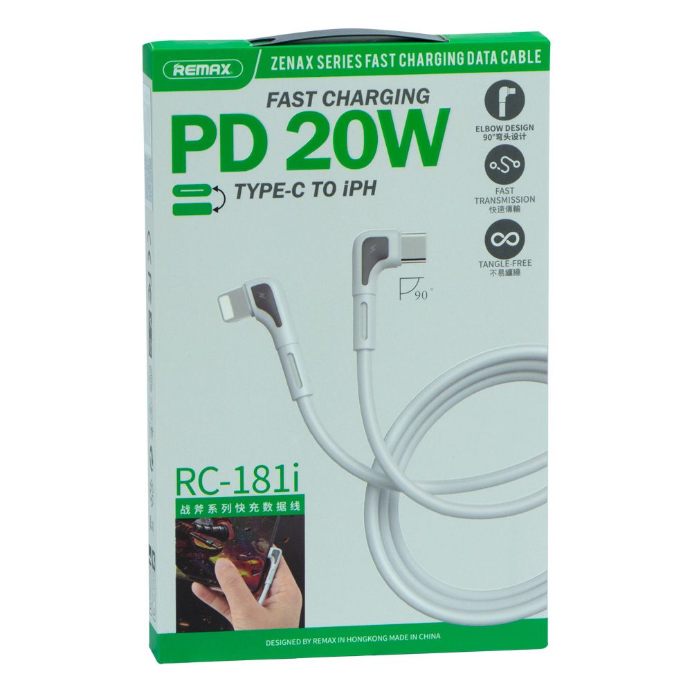 Купить USB REMAX RC-181I PD 20W TYPE-C TO LIGTNING_1