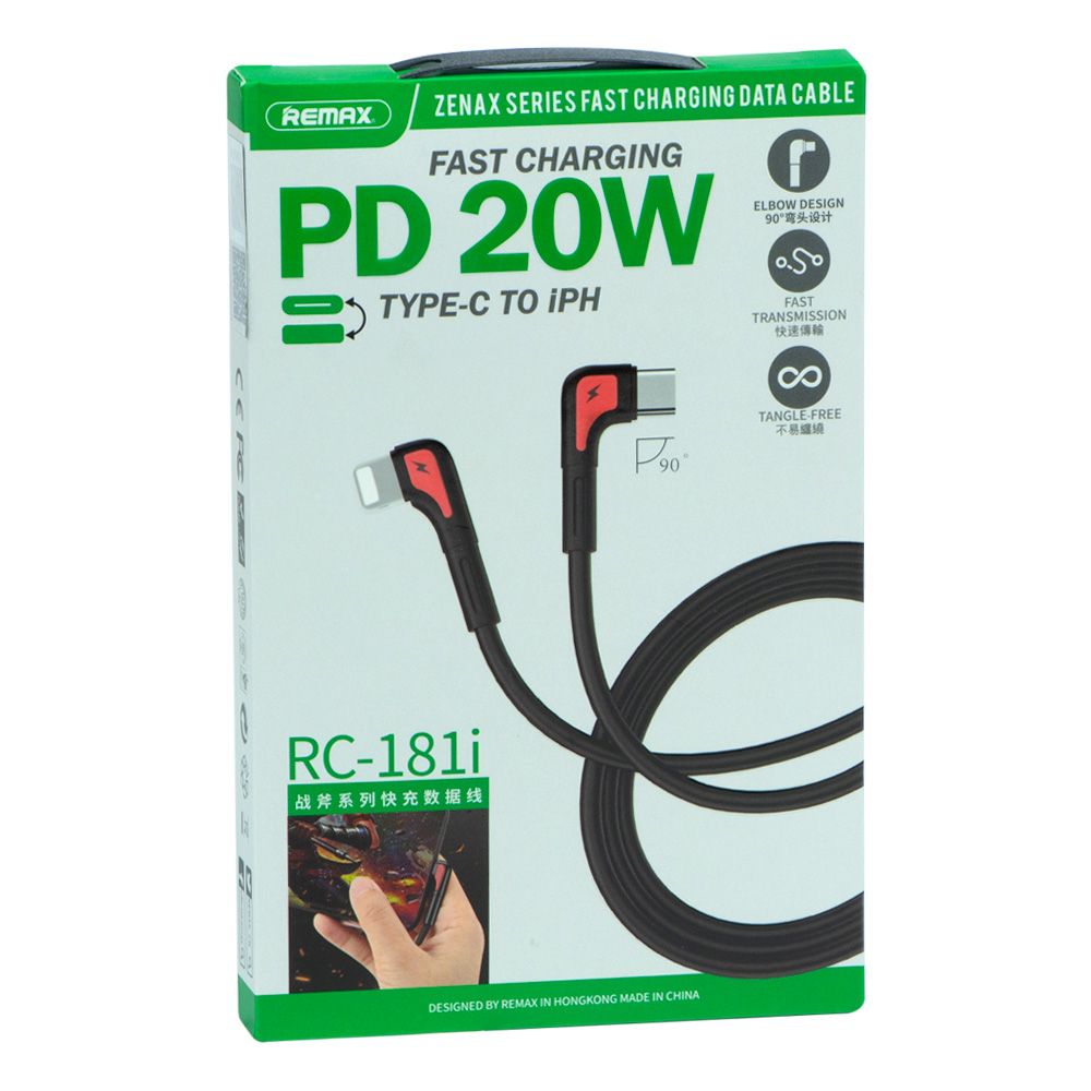 Купить USB REMAX RC-181I PD 20W TYPE-C TO LIGTNING
