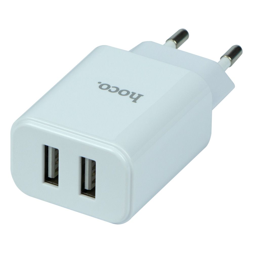 Купить СЕТЕВОЕ ЗАРЯДНОЕ УСТРОЙСТВО HOCO C62A VICTORIA  2USB 2.1A_2