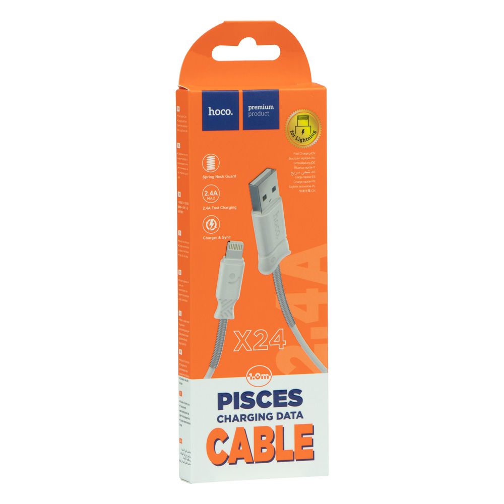 Купить USB HOCO X24 PISCES LIGHTNING
