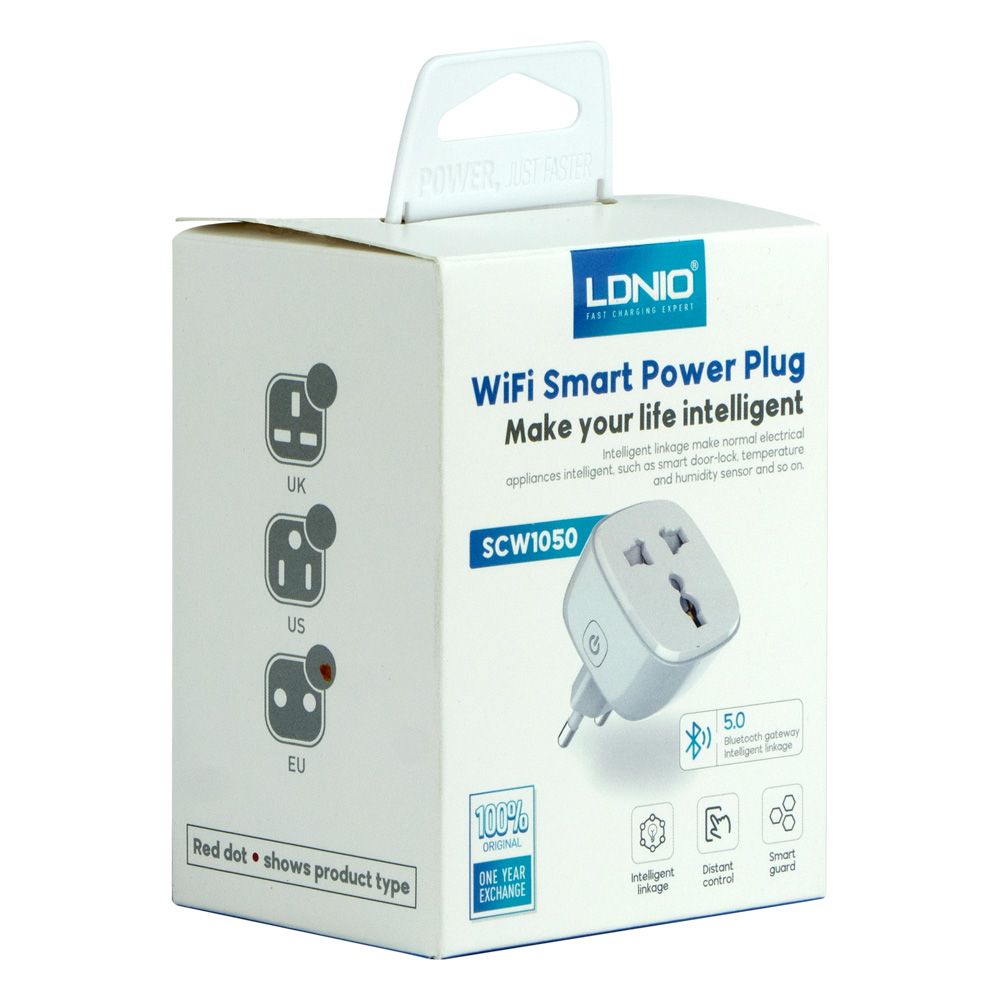 Купить СМАРТ РОЗЕТКА WIFI SMART POWER PLUG LDNIO SCW1050