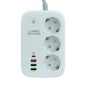 Купить СЕТЕВОЙ УДЛИНИТЕЛЬ LDNIO SEW3452 3 PORTS / PD / 3USB/ 1  QC 3.0 / 1 TYPE-C / WIFI_1