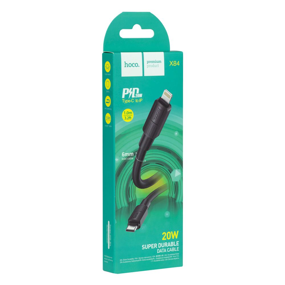 Купить USB HOCO X84 PD TYPE-C TO LIGHTNING